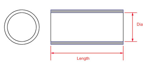 Vacuum conductance of a tube