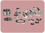 Vacuum flanges and components